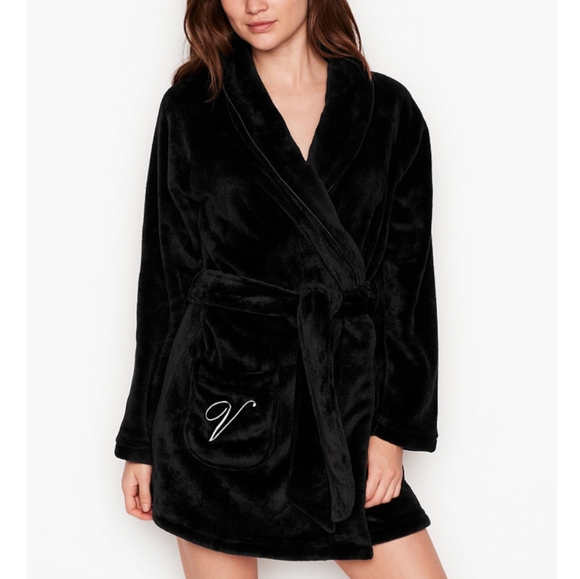Victoria's Secret Other - Victoria's Secret black robe size M/L